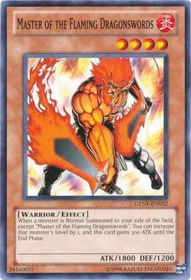 Master of the Flaming Dragonswords - GENF-EN032 - Common Unlimited Generation Force Unlimited Singles