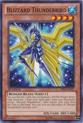 Blizzard Thunderbird - PRIO-EN007 - Common 1st Edition Primal Origin 1st Edition Singles