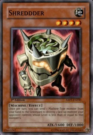 Shreddder - ABPF-EN030 - Common 1st Edition Absolute Powerforce [ABPF] 1st Edition Singles