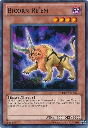 Bicorn Re&#39;em - DREV-EN013 - Common Unlimited Duelist Revolution Unlimited Singles