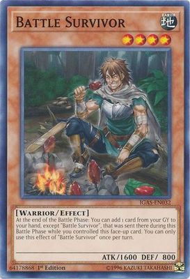 Battle Survivor - IGAS-EN032 - Common 1st Edition Ignition Assault 1st Edition Singles (espanol)