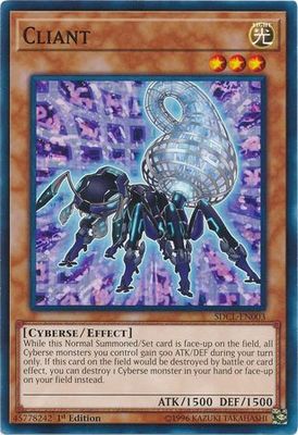 Cliant - SDCL-EN003 - Common 1st Edition Cyberse Link Singles