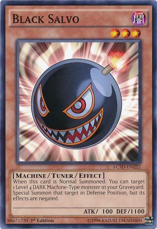 Black Salvo - LC5D-EN222 - Common 1st Edition Legendary Collection 5D&#39;s LC5D Singles (espanol)