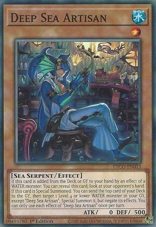 Deep Sea Artisan - ETCO-EN013 - Common 1st Edition Eternity Code 1st Edition Singles (espanol)