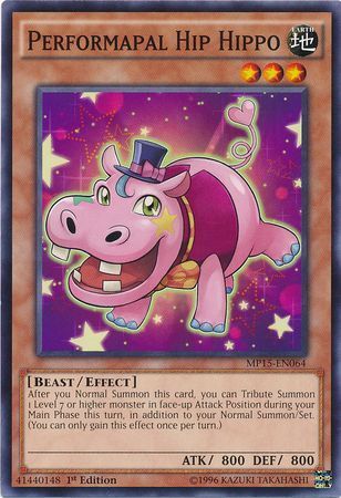 Performapal Hip Hippo - MP15-EN064 - Common 1st Edition Yu-Gi-Oh! 2015 Mega-Tins [MP15]