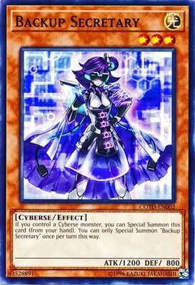 Backup Secretary - COTD-EN002 - Common Unlimited Code of the Duelist Unlimited Singles