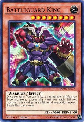 Battleguard King - DUEA-EN017 - Common 1st Edition Duelist Alliance 1st Edition Singles