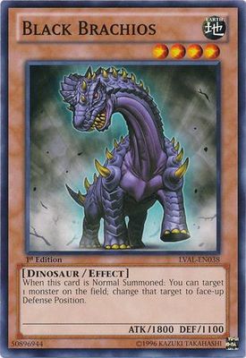Black Brachios - LVAL-EN038 - Common 1st Edition Legacy of the Valiant 1st Edition Singles