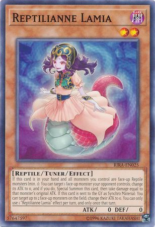 Reptilianne Lamia - RIRA-EN025 - Common Unlimited Rising Rampage [RIRA] Unlimited Singles (espanol)