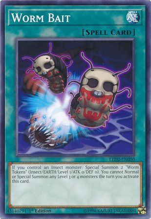 Worm Bait - LED2-EN050 - Common 1st Edition Legendary Duelists: Ancient Millennium Singles (espanol)