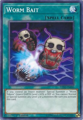 Worm Bait - LED2-EN050 - Common 1st Edition Legendary Duelists: Ancient Millennium Singles (espanol)