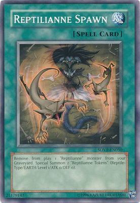 Reptilianne Spawn - SOVR-EN050 - Common Unlimited Stardust Overdrive [SOVR] Unlimited Singles