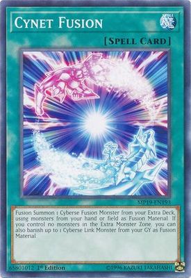 Cynet Fusion - MP19-EN193 - Common 1st Edition Yu-Gi-Oh! 2019 Mega-Tins: Gold Sarcophagus Tin Mega Pack Singles (espanol)