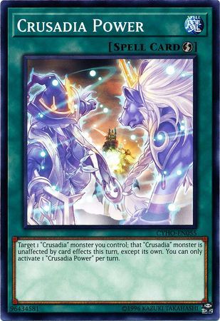 Crusadia Power - CYHO-EN055 - Common Unlimited Cybernetic Horizon Unlimited Singles