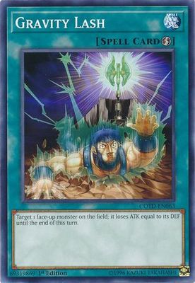 Gravity Lash - COTD-EN063 - Common 1st Edition Code of the Duelist 1st Edition Singles (espanol)