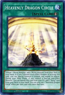 Heavenly Dragon Circle - ROTD-EN066 - Common 1st Edition Rise of the Duelist [ROTD] 1st Edition Singles (espanol)