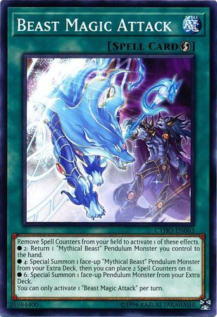 Beast Magic Attack - CYHO-EN063 - Common Unlimited Cybernetic Horizon Unlimited Singles