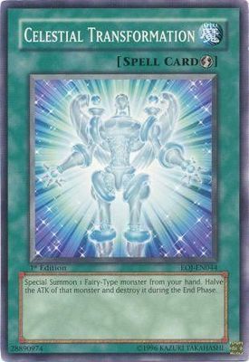 Celestial Transformation - EOJ-EN044 - Common 1st Edition Enemy Of Justice [EOJ] 1st Edition Singles