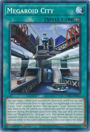 Megaroid City - LDS1-EN043 - Common 1st Edition Legendary Duelists: Season 1 [LDS1] 1st Edition Singles