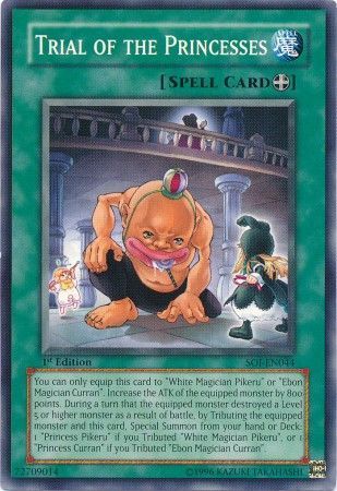 Trial of the Princesses - SOI-EN044 - Common 1st Edition Shadow of Infinity [SOI] 1st Edition Singles