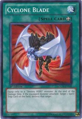 Cyclone Blade - LCGX-EN143 - Common 1st Edition Legendary Collection 2 1st Edition Singles
