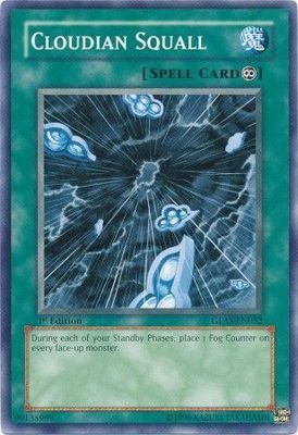 Cloudian Squall - GLAS-EN052 - Common 1st Edition Gladiator&#39;s Assault [GLAS] 1st Edition Singles