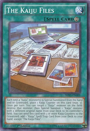The Kaiju Files - SHVI-EN089 - Common 1st Edition Shining Victories 1st Edition Singles