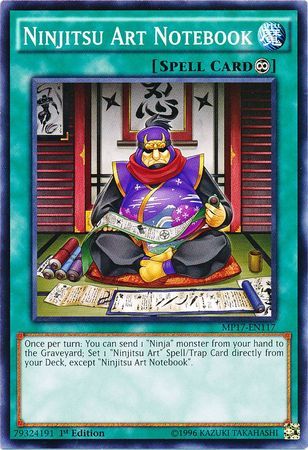 Ninjitsu Art Notebook - MP17-EN117 - Common 1st Edition 2017 Mega-Tins 1st Edition Singles (espanol)