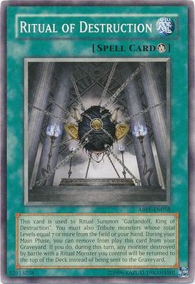 Ritual of Destruction - ABPF-EN058 - Common Unlimited Absolute Powerforce [ABPF] Unlimited Singles