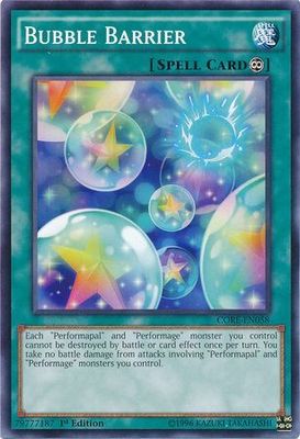 Bubble Barrier - CORE-EN058 - Common 1st Edition Clash of Rebellions 1st Edition Singles (espanol)