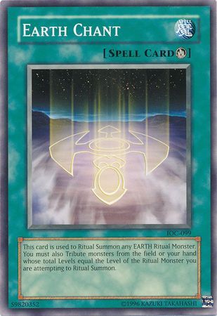 Earth Chant - IOC-099 - Common Unlimited Invasion of Chaos [IOC] Unlimited Singles