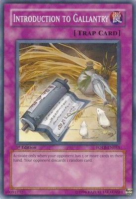 Introduction to Gallantry - FOTB-EN053 - Common 1st Edition Force of the Breaker [FOTB] 1st Edition Singles