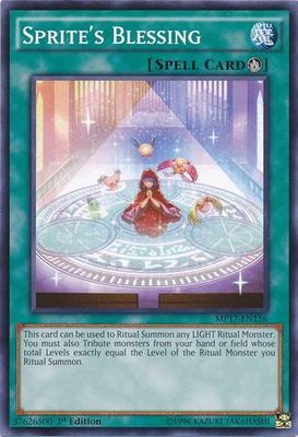 Sprite&#39;s Blessing - MP17-EN156 - Common 1st Edition 2017 Mega-Tins 1st Edition Singles (espanol)