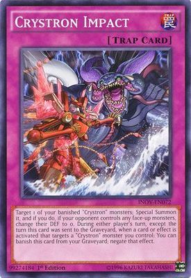 Crystron Impact - INOV-EN072 - Common 1st Edition Invasion Vengeance 1st Edition Singles (espanol)