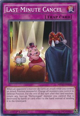Last Minute Cancel - MP15-EN238 - Common 1st Edition Yu-Gi-Oh! 2015 Mega-Tins [MP15]