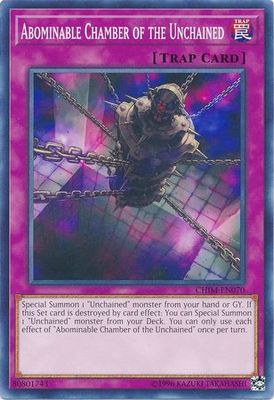 Abominable Chamber of the Unchained - CHIM-EN070 - Common Unlimited Chaos Impact Unlimited Singles