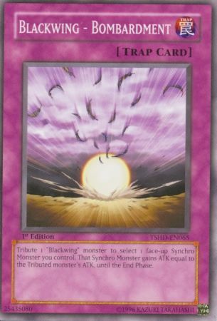 Blackwing - Bombardment - TSHD-EN065 - Common 1st Edition The Shining Darkness [TSHD] 1st Edition Singles