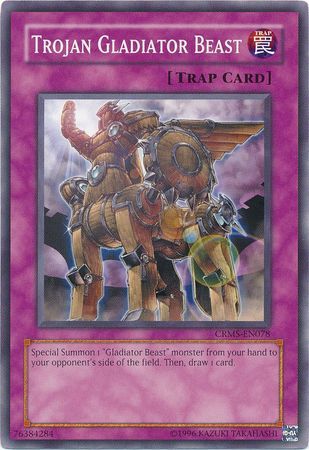Trojan Gladiator Beast - CRMS-EN078 - Common Unlimited Crimson Crisis [CRMS] Unlimited Singles