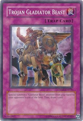 Trojan Gladiator Beast - CRMS-EN078 - Common Unlimited Crimson Crisis [CRMS] Unlimited Singles