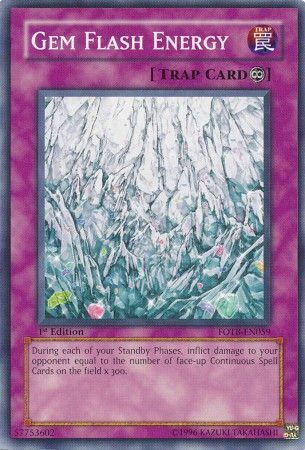 Gem Flash Energy - FOTB-EN059 - Common 1st Edition Force of the Breaker [FOTB] 1st Edition Singles