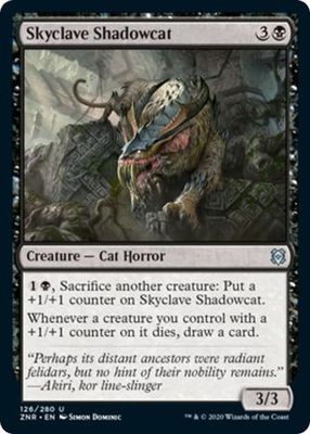 Skyclave Shadowcat 126/280 Zendikar Rising Singles (Español)
