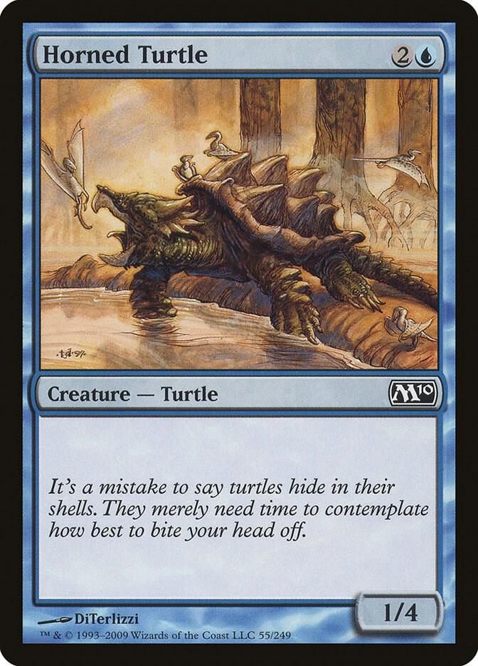 Horned Turtle - Magic 2010 (M10) (M10) Magic 2010 (M10) (Español)