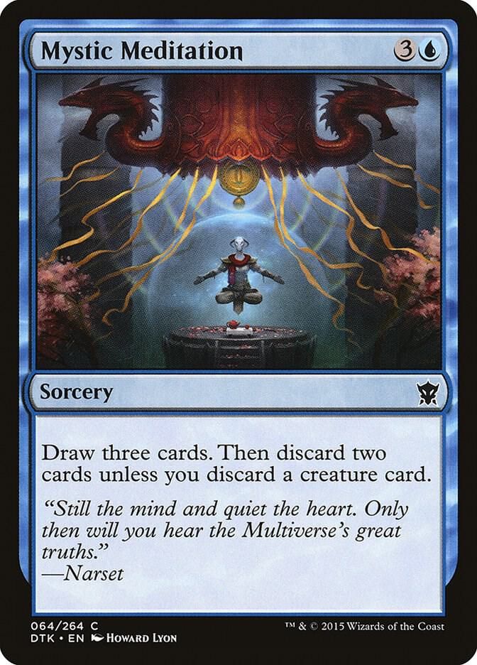 Mystic Meditation - Dragons of Tarkir (DTK) Dragons of Tarkir
