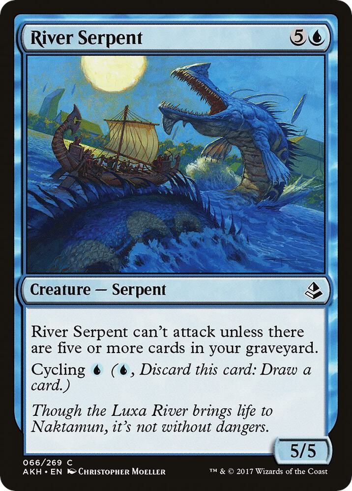 River Serpent - Amonkhet (AKH) Amonkhet (Español)