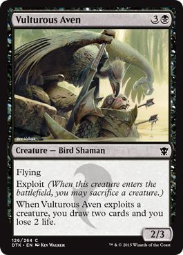 Vulturous Aven 126/264 Dragons of Tarkir Singles