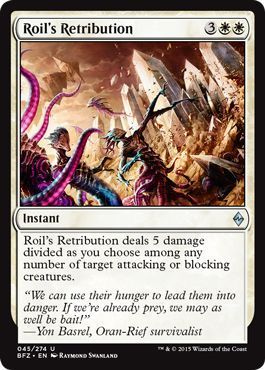 Roil&#39;s Retribution 045/274 Battle for Zendikar Singles
