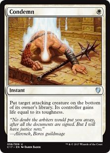 Condemn 058/309 Commander 2017 Singles