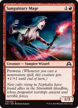 Sanguinary Mage 178/297 Shadows over Innistrad Singles (Español)