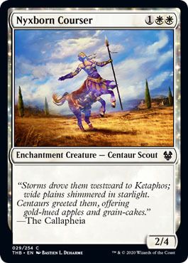 Nyxborn Courser 029/254  - Theros: Beyond Death Singles (Español)