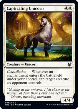 Captivating Unicorn 006/254 - Theros: Beyond Death Singles (Español)